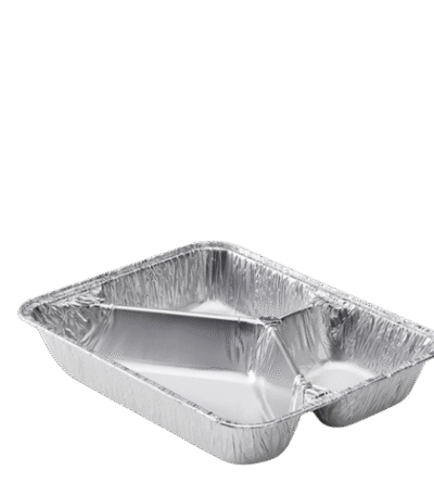 Product foto van Aluminium 3-vaks schaal 227x177x39mm R819G