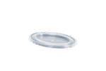 Product foto van Deksel ovaal sausbakje Ø95mm Transparant