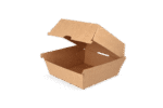 Product foto van Hamburgerbakje IP6 Groot golfkarton kraft BIO