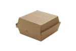 Product foto van Hamburgerbakje Extra Groot golfkarton kraft Bio