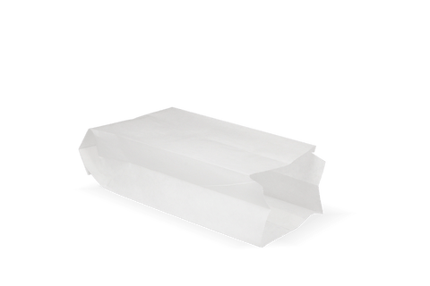 Product foto van Snackzakken nr 23 (1.5 ons) Wit 50gr | 10kg