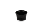 Product foto van Rond bakje 30cc Ø46mm Zwart