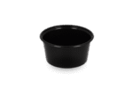 Product foto van Rond bakje 80cc Ø70mm Zwart