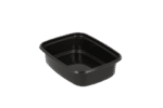 Product foto van Sausbakjes 125ml 108mm rechthoekig zwart
