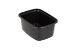 Product foto van Sausbakjes 250ml 108mm rechthoekig zwart