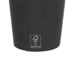 Product foto van Kartonnen koffiebeker 360cc 12oz zwart FSC Mix Credit