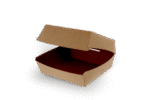 Product foto van Menubox / Hamburgerbak Extra Groot kraft BIO