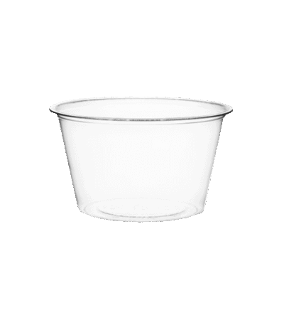 Product foto van Rond bakje 90cc Ø70mm 3oz BIO