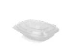 Product foto van Saladebakje met klapdeksel 250 ml BIO