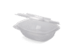 Product foto van Saladebakje met klapdeksel 375ml BIO