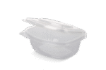 Product foto van Saladebakje met klapdeksel 500 ml BIO