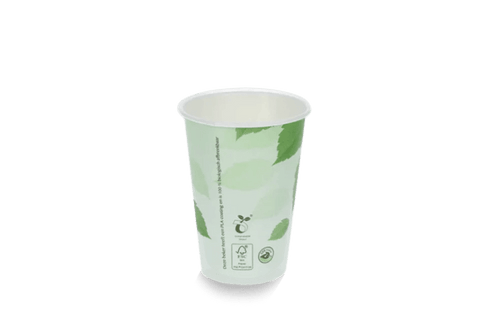 Product foto van Kartonnen koffiebeker 180cc 7.5oz groen BIO