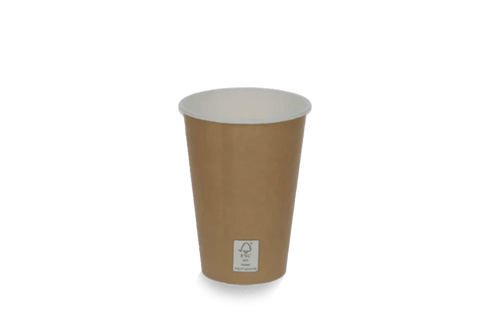Product foto van Kartonnen koffiebeker 180cc 7.5oz kraftlook
