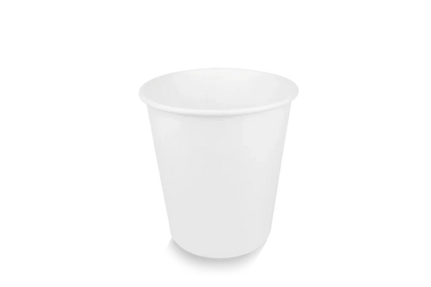 Product foto van Kartonnen koffiebeker 300cc 10oz wit