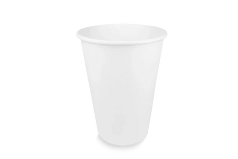 Product foto van Kartonnen koffiebeker 360cc 12oz wit