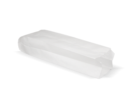 Product foto van Snackzakken nr 11 (frikandel) Wit 45gr | 10kg