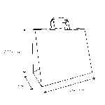 Product foto van Papieren tassen Middel kraft 26+17x27cm BIO