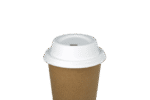 Product foto van Koffiebeker deksels Ø80mm suikerriet BIO