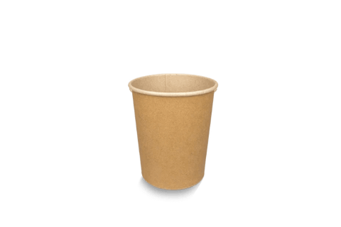 Product foto van Kartonnen koffiebeker 120cc 4oz Kraft
