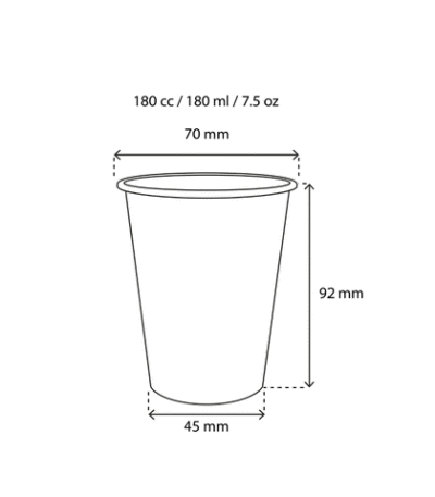 Product foto van Kartonnen koffiebeker 180cc 7.5oz Schotse ruit scotty