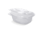 Product foto van Saladebakje met klapdeksel 500 ml rPET