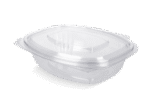 Product foto van Saladebakje met klapdeksel 750 ml rPET
