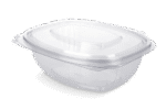 Product foto van Saladebakje met klapdeksel 1000 ml rPET