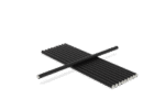 Product foto van Papieren rietjes zwart 230x8mm BIO