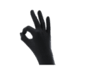 Product foto van Handschoenen Nitril Cat III Classic Zwart Maat L nieuw