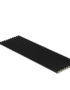 Product foto van Papieren rietjes zwart 200x6mm BIO