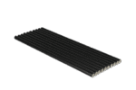 Product foto van Papieren rietjes zwart 240x8mm BIO