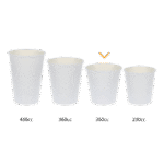 Product foto van Kartonnen koffiebeker 300cc 10oz gestreept