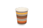 Product foto van Kartonnen koffiebeker 230cc 8oz gestreept