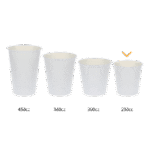 Product foto van Kartonnen koffiebeker 230cc 8oz gestreept