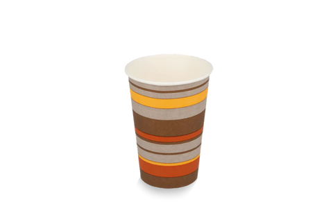 Product foto van Kartonnen koffiebeker 180cc 7.5oz gestreept
