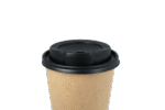Product foto van Koffiebeker deksels zwart Ø90mm