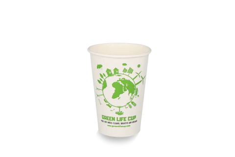 Product foto van Koffiebeker 180cc 7.5oz BIO Green