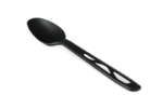 Product foto van Herbruikbare lepel 160mm CPLA zwart BIO