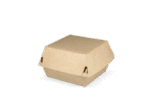 Product foto van Hamburgerbakje Middel kraft/wit BIO