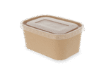 Product foto van Maaltijdbak karton 1000ml Kraft