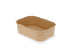 Product foto van Maaltijdbak karton 650ml Kraft