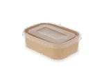 Product foto van Maaltijdbak karton 650ml Kraft