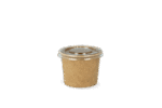 Product foto van Kartonnen Saus Cup 2oz 60ml Ø62mm Kraft
