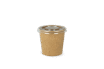 Product foto van Kartonnen Saus Cup 3oz 90ml Ø62mm Kraft