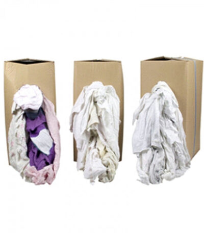 Product foto van Poetsdoeken & Poetslappen Witte Tricot (WTR90) 10kg