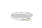 Product foto van Suikerriet bord ovaal 26 x 20cm