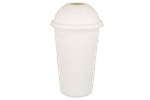 Product foto van Milkshakebeker middel 450ml 16oz wit suikerriet