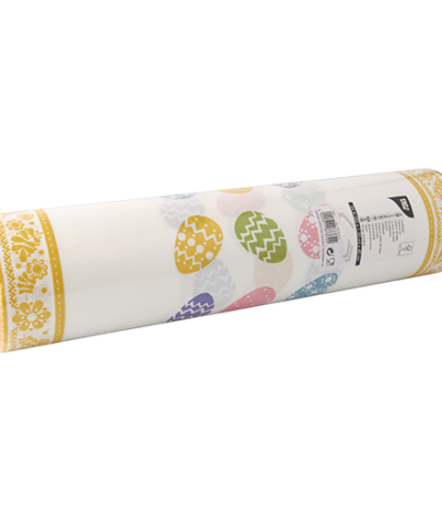 Product foto van Airlaid tafellopers Coloured Eggs 24m