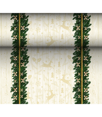 Product foto van Airlaid tafellopers Golden Star 24m