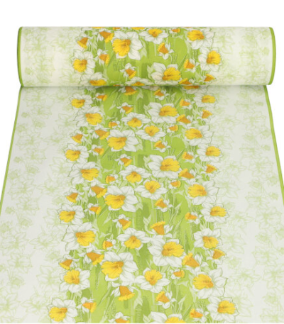 Product foto van Airlaid tafellopers Narciso 24m x 40cm